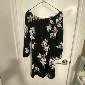 Floral Off-Shoulder Dress